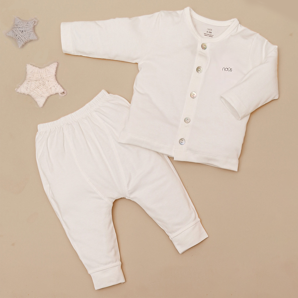  Bộ cài thẳng dài Nous petit trắng 