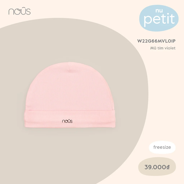 Mũ Nous tím violet 