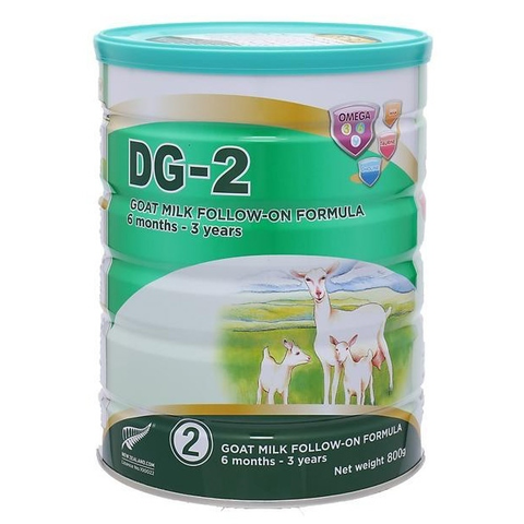  Sữa dê công thức DG số 2 800g (6 - 36 tháng) 