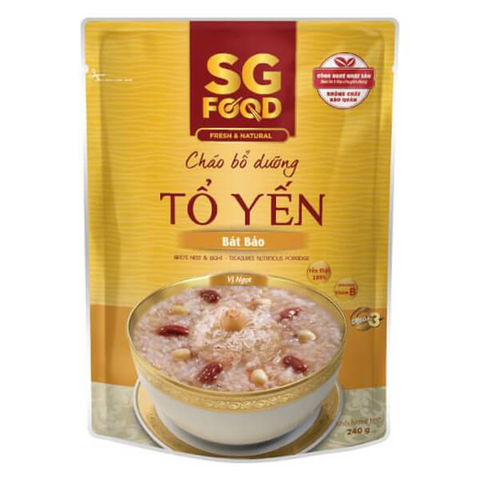  Cháo bổ dưỡng tổ yến bát bảo 240g SGF 