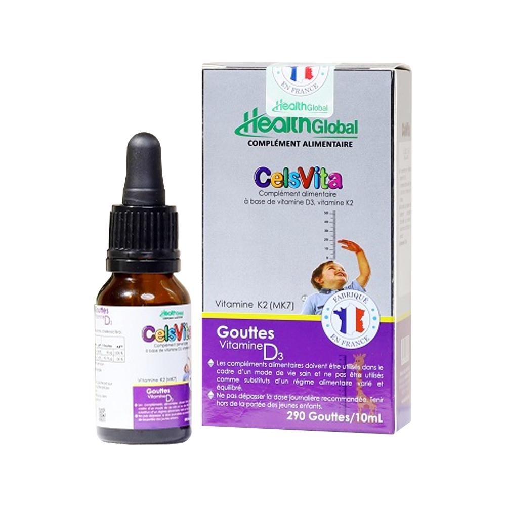 Vitamin D3-K2 (MK7) Health Global – Mẹ ơi