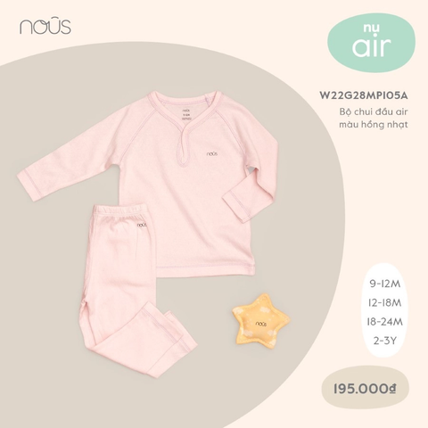  Bộ chui đầu Nous air xanh / hồng 