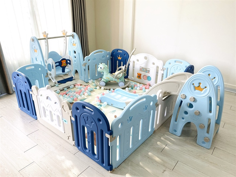 Set quây Holla vương miện 0832 xanh (186x2.16m)