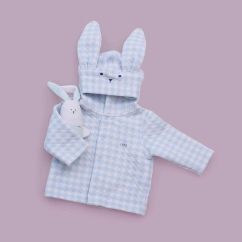  Nous jacket xanh tai thỏ 