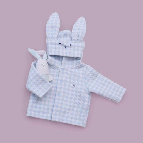  Nous jacket xanh tai thỏ 