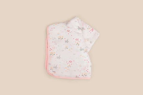 Khăn cotton hoạ tiết vườn hoa Nous