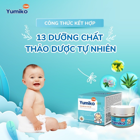 Kem bôi da Yumiko 20g 0M+