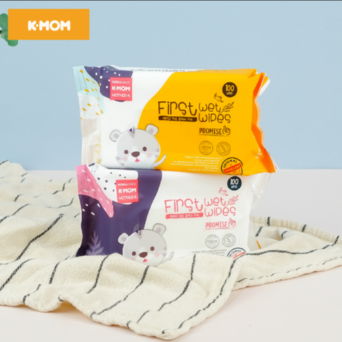  Khăn ướt cao cấp K-Mom Hàn Quốc 