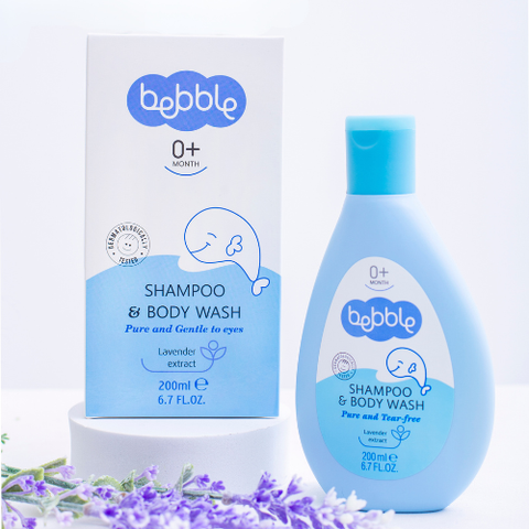  Sữa tắm gội toàn Bebble Shampoo & Body Wash 200ml 