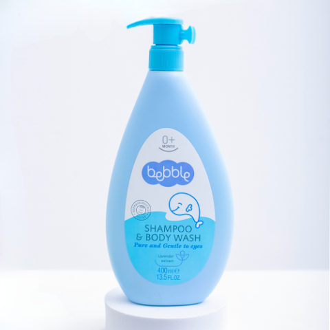  Sữa tắm gội toàn Bebble Shampoo & Body Wash 400ml 