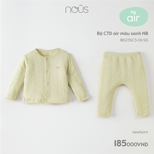  Bộ quần áo dài tay Nous air nhiều mầu NB 