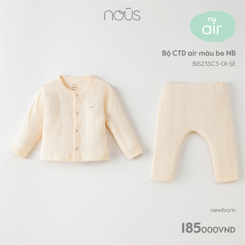  Bộ quần áo dài tay Nous air nhiều mầu NB 