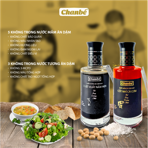  Nước tương Chanbé chiết xuất nấm men 100ml 