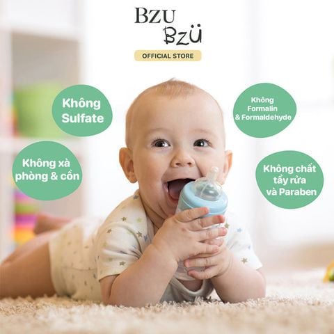  Nước rửa bình tạo bọt Bzu Bzu nguyên bản 400 ml 0M+ 
