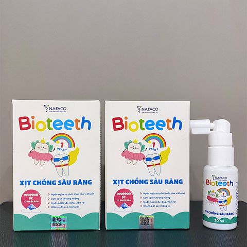  Xịt chống sâu răng Bioteeth 30ml hương Cam 