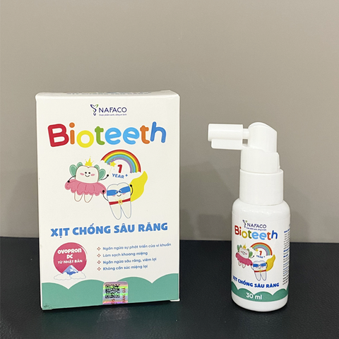  Xịt chống sâu răng Bioteeth 30ml hương Cam 