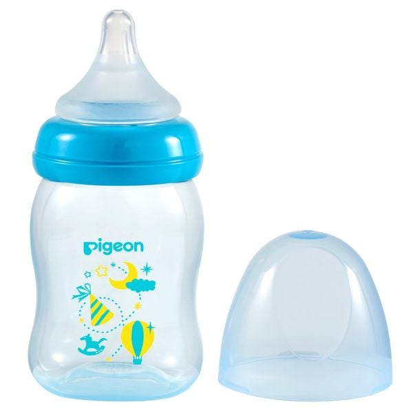 Bình sữa PP plus màu xanh Pigeon 160ml