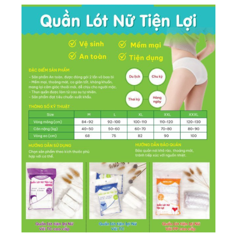 Quần lót giấy MAXLINE