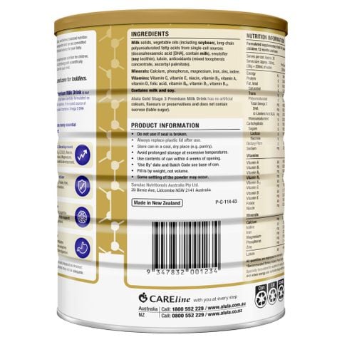  Sữa Alula Gold Úc số 3 900g (1 tuổi trở lên) 