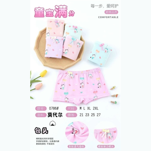  Set 2 chiếc quần chip đùi bé gái size M/L/XL 