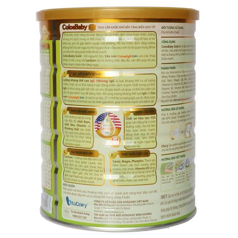 Sữa bột ColosBaby Bio Gold 2+ 800g 1-2Y