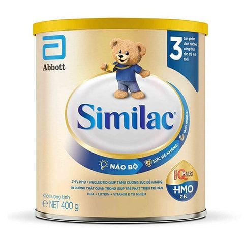  S-Sữa Similac IQ số 3 HMO cho bé 1-2 tuổi 400g 