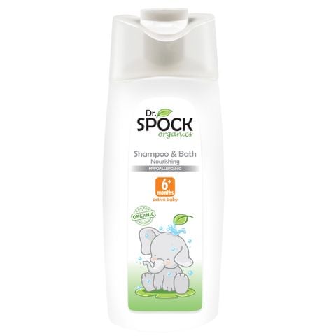 Sữa tắm gội Organic từ 6+ Dr Spock 400ml