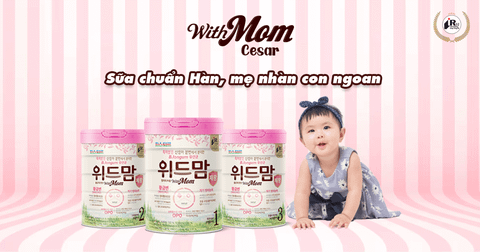 Sản phẩm dinh dưỡng công thức Withmom Cesar số 2