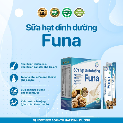  Sữa hạt dinh dưỡng Natural Funa 18 gói*20g (HOP) 