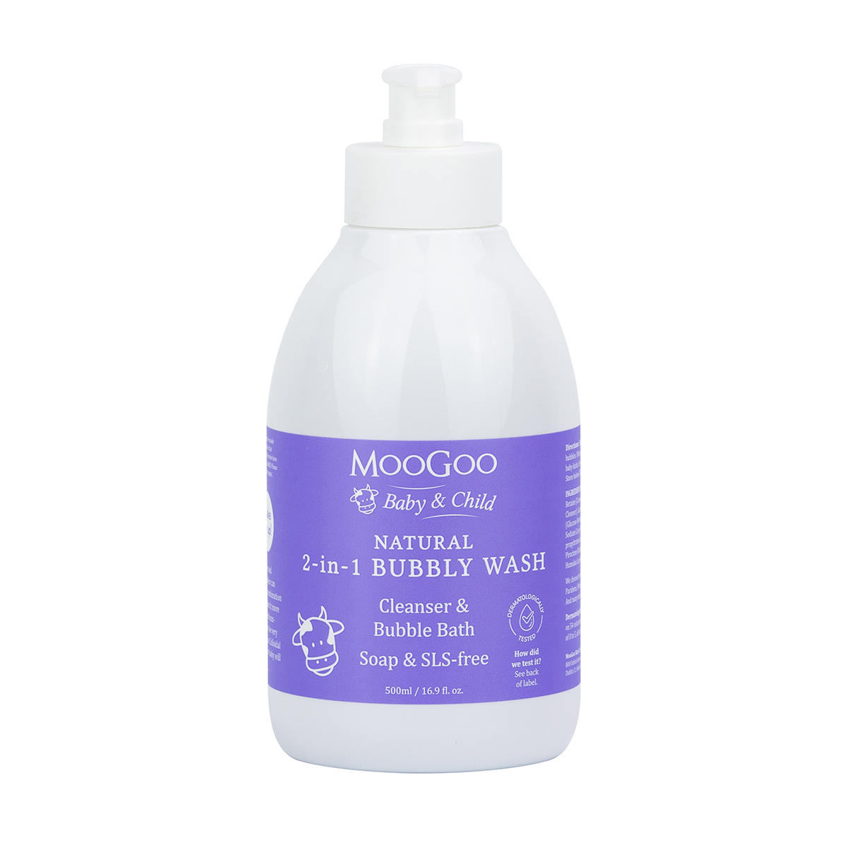  Sữa tắm gội tạo bọt từ cám gạo Moogoo 500ml 0M+ 