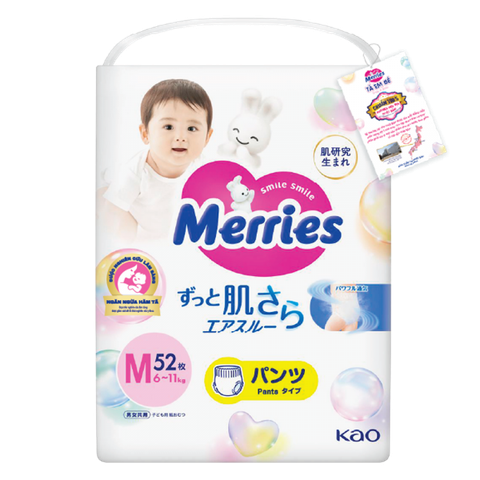  Bỉm dán Merries 