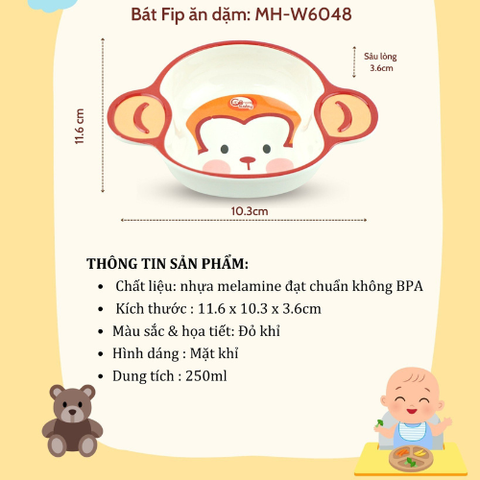  Bát Fip GB Baby ăn dặm cho bé 