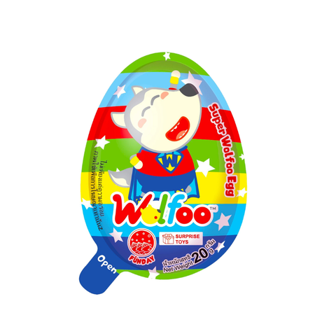  Trứng socola Wolfoo với đồ chơi ngẫu nhiên 20g 