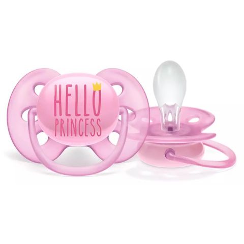 Ty ngậm Avent Hello Princess màu hồng 6-18M (đơn)