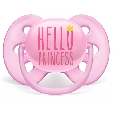  Ty ngậm Avent Hello Princess màu hồng 6-18M (đơn) 