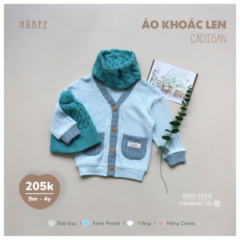  Áo khoác len cadigan Hrnee 