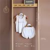 Bộ ba lỗ Freestyle màu trắng Hrnee size 9M
