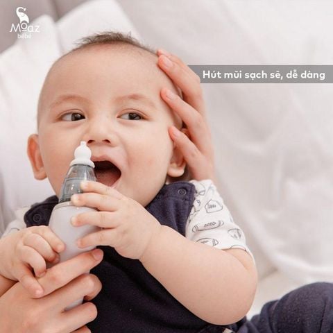  Máy hút dịch mũi cao cấp Moaz BeBe - Hút mũi cho bé an toàn 