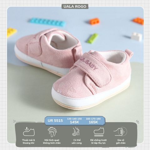 Giày tập đi BG hồng size 180 UR5515 Uala Rogo 