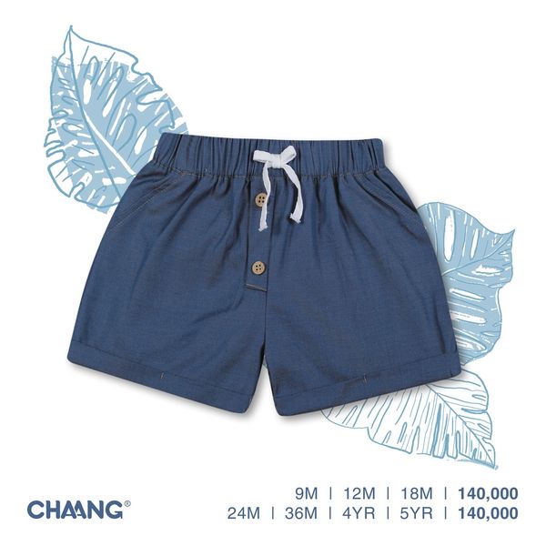  Quần short denim Sea xanh biển 09M Chaang 22 