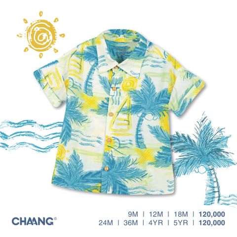  Áo sơ mi lanh cúc giữa Sea coconut 09M Chaang 22 