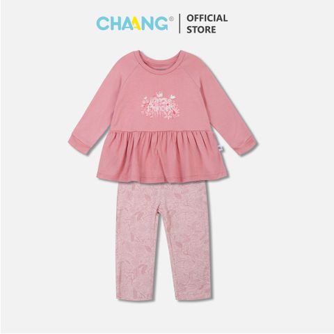  Bộ dài raglan Jungle hồng 36m Chaang 