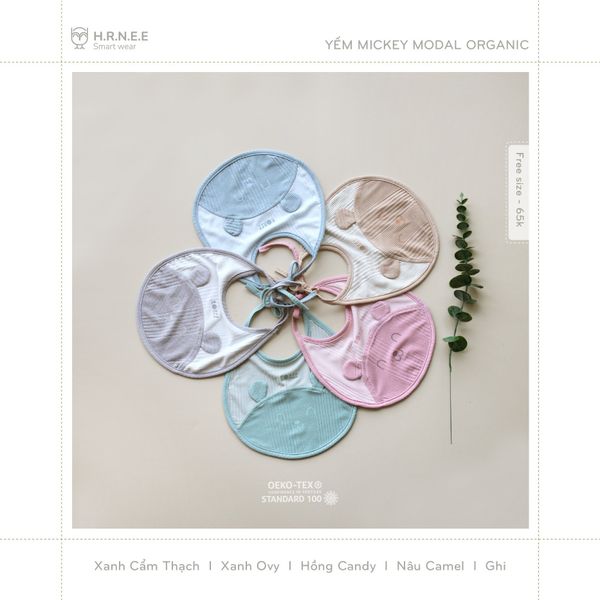  Yếm mickey Hrnee modal organic 