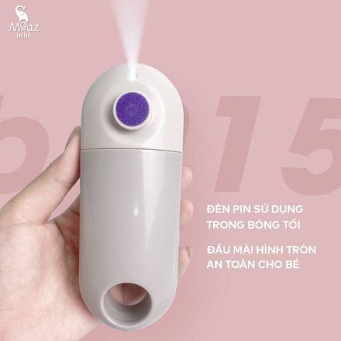  Máy dũa cho bé MOAZ BÉBÉ MB-015 -Vệ sinh chân, tay tại nhà an toàn 