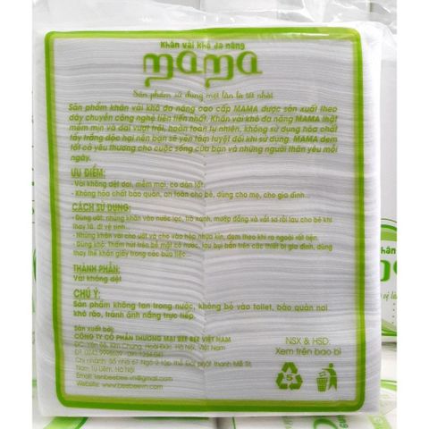  Khăn Vải Khô Đa Năng MaMa 900gr 