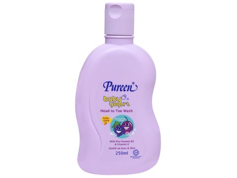  Sữa tắm gội Pureen 250ml Hương Nho đen & mận 