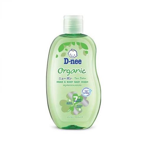  Sữa tắm gội toàn thân Baby Organic D-nee xanh lá 200ml 