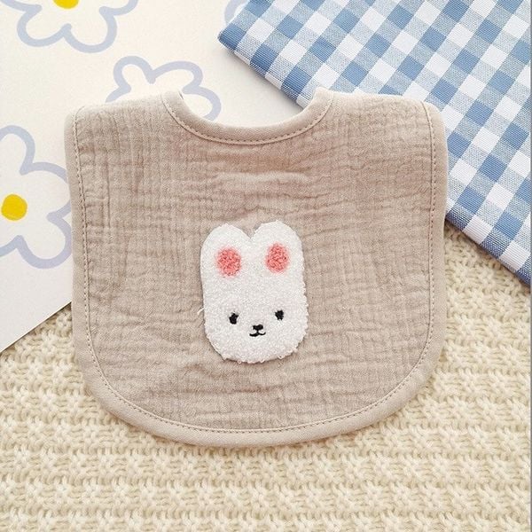  Yếm xô organic thêu thú 