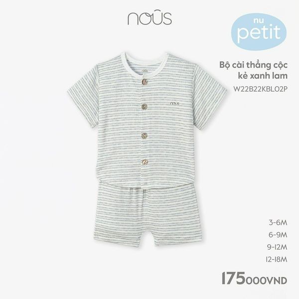  Bộ cài thẳng cộc kẻ  caro 3m-12m 