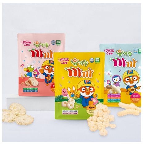  Bánh gạo hữu cơ Pororo Mom's Care 13g hình tròn 